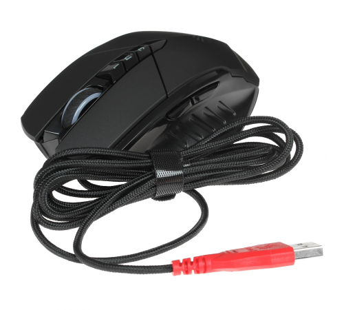 Мышь проводная игровая A4Tech Bloody V7, 3200 dpi, USB 3.0, 8 кнопок, черный
