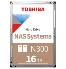 Жесткий диск 16TB Toshiba N300 NAS HDWG51GXZSTA