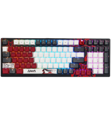 Клавиатура проводная игровая A4Tech S98 Naraka, механическая, USB, LED, черный/красный 