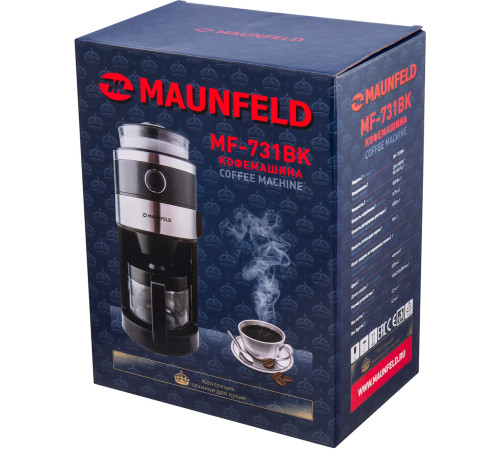 Кофемашина MAUNFELD MF-731BK