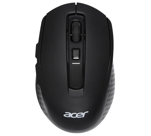 Мышь беспроводная Acer OMR070, 6 кнопок, 1600 dpi, BT, черный