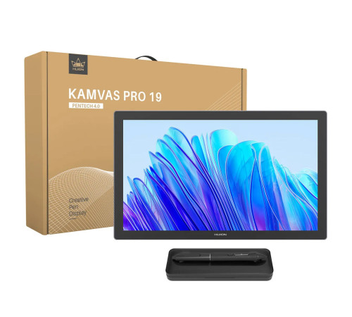 Интерактивный дисплей Huion KAMVAS Pro 19, черный