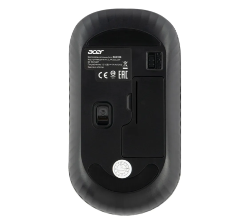 Мышь беспроводная Acer OMR130,3 кнопки, 1200 dpi, черный