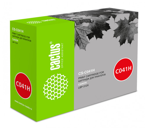 Картридж Cactus CS-C041H 041H для Canon LBP 312x, черный (20000 стр.)