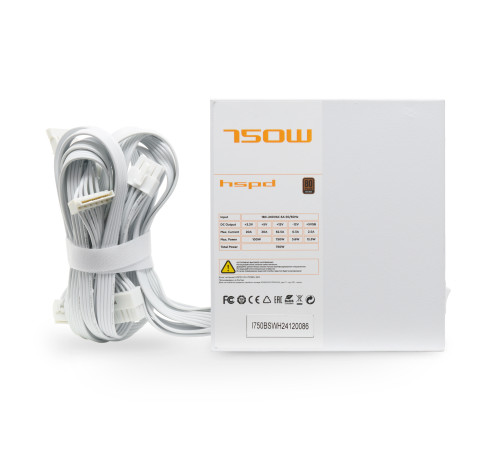 Блок питания 750 Вт HSPD HSI-750BS, белый