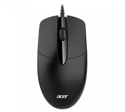 Мышь проводная ACER OMW300, 1200dpi, USB, 3 кнопки, черный