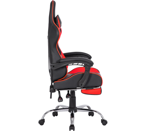 Кресло компьютерное Defender Pilot, черный/красный