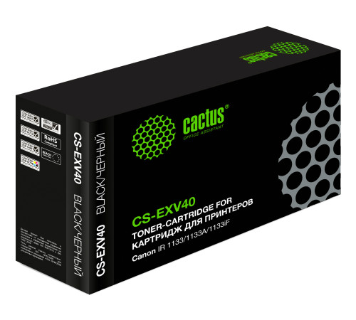 Картридж Cactus CS-EXV40 C-EXV40 для Canon IR 1133/1133A/1133iF (6000 стр.)