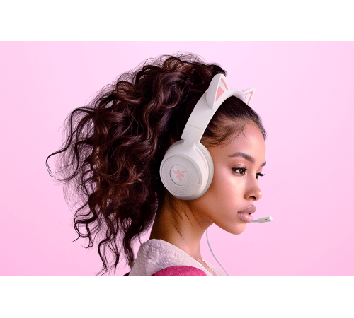 Гарнитура проводная Razer Kraken Kitty V3 X, белый