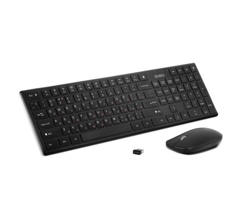 Комплект (клавиатура/мышь) беспроводной SVEN KB-C2550W, чёрный