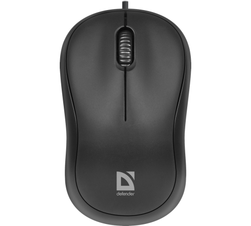 Мышь проводная Defender Patch MS-759, 3 кнопки,1000 dpi, черный