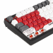 Клавиатура проводная игровая A4Tech S98 Naraka, механическая, USB, LED, черный/красный
