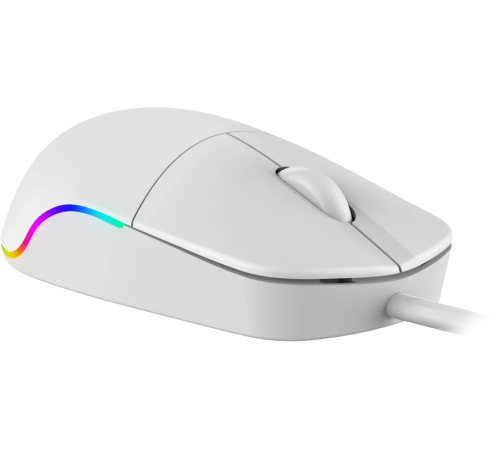 Мышь проводная Defender Azora MB-241, 3D, 1200 dpi, 1.8 м, белый