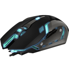 Мышь проводная игровая SVEN RX-G740, USB, 6 кнопок,  800-2400dpi, SoftTouch, черный