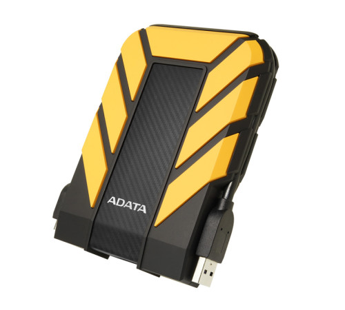 Внешний жёсткий диск 2TB ADATA HD710 Pro, USB 3.1, желтый/черный