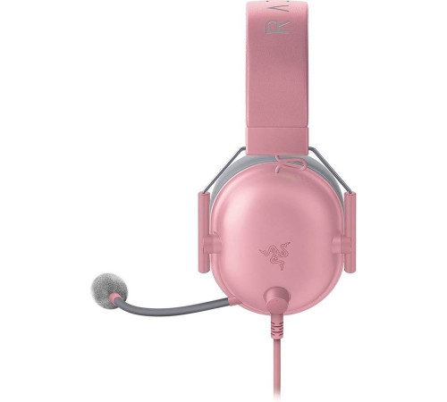 Гарнитура проводная Razer Blackshark V2 X, розовый/серый