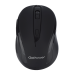 Мышь беспроводная GoPower GPM03, 6 кнопок, 1200 dpi, USB, бесшумная, Soft-Touch черный