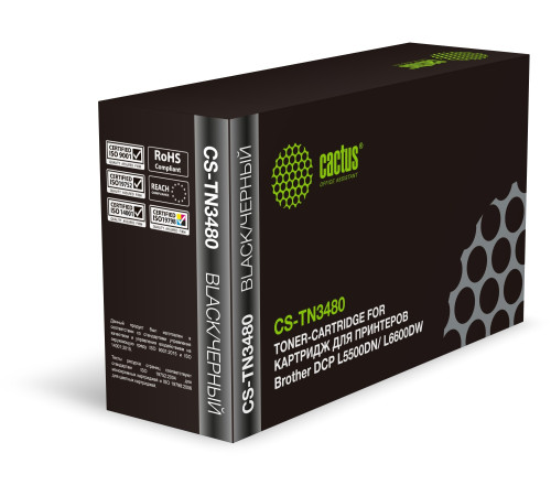 Картридж Cactus CS-TN3480 TN-3480 для Brother DCP L5500DN/ L6600DW (8000 стр.)