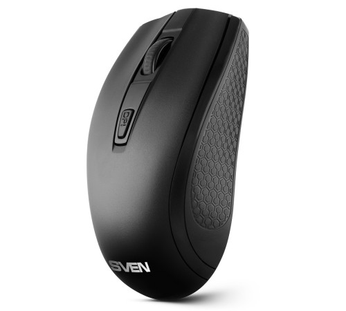 Мышь беспроводная SVEN RX-220W, 4 кнопки, 800-1600 dpi, черный