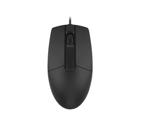 Мышь проводная A4Tech OP-335S, 1200 dpi, USB, 3 кнопки, черный