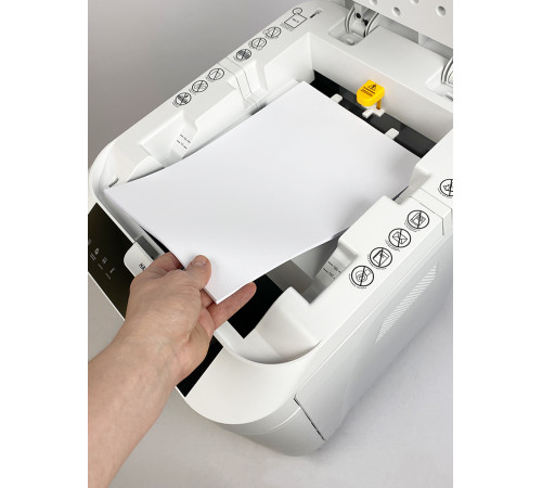 Уничтожитель документов ГЕЛЕОС АП40-5, DIN P-5 (5 ур-нь секр.), фрагмент 1,9х12мм, АВТОПОДАЧА 180 лист  (70г/м2), пл.карты/скрепки/скобы, 37 литров