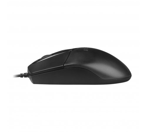 Мышь проводнаяA4Tech OP-720S, 1200 dpi, USB, 3 кнопки, черный