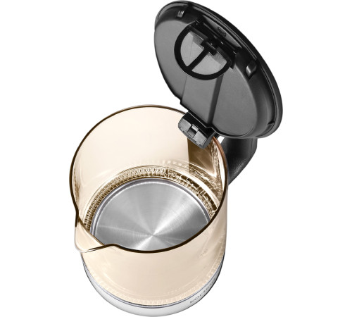 Чайник KORTING KWK 0903 G, серебристый/черный