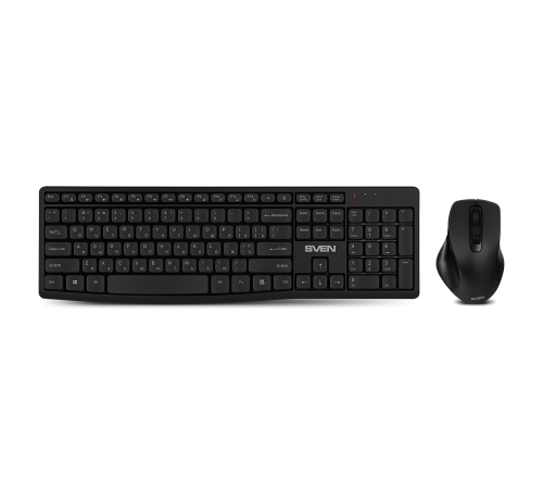 Комплект (клавиатура/мышь) беспроводной SVEN KB-C3500W, черный