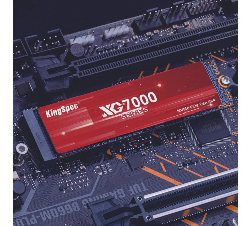 Твердотельный накопитель Kingspec XG7000 2280, 1TB, M.2(22x80mm)