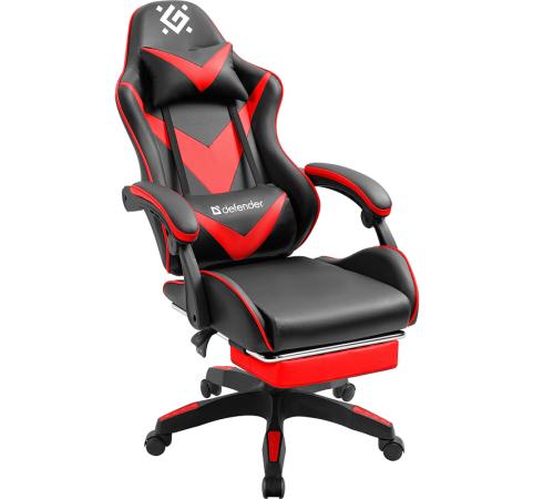 Кресло компьютерное Defender Minion, черный/красный