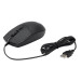 Мышь проводная Acer OMW126, 3 кнопки, 1000 dpi, USB, черный