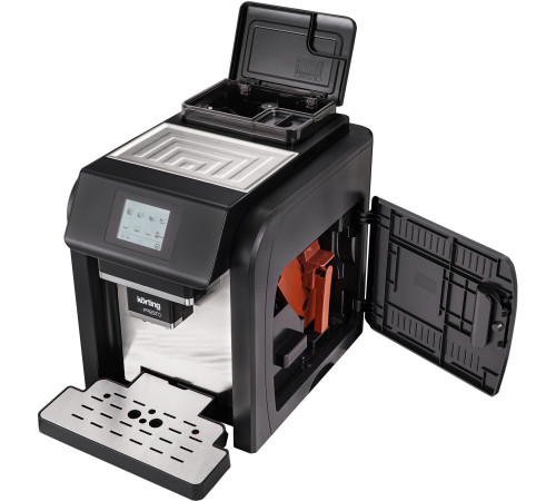 Кофемашина KORTING KACM 2009 Presto, серебристый/черный