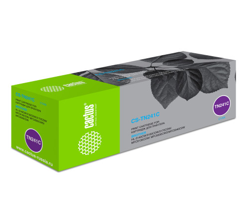 Картридж лазерный Cactus CS-TN241C TN-241C для Brother HL-3170CDW, голубой (1400 стр.)