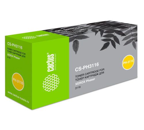Картридж Cactus CS-PH3116 109R00748 для Xerox Phaser 3116 (3000 стр.)