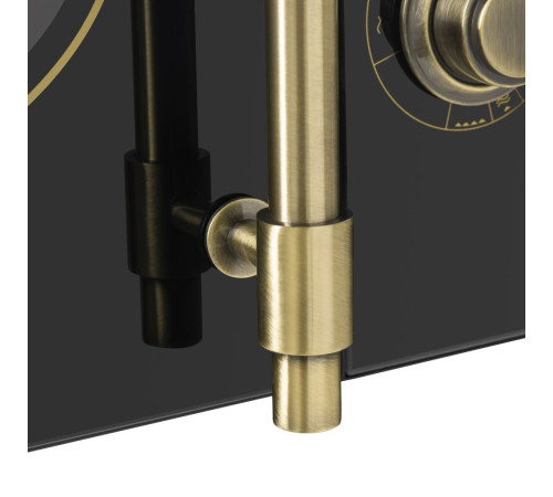 Микроволновая печь MAUNFELD JFSMO.20.5.GRBG, черный/золотой