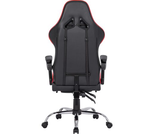 Кресло компьютерное Defender Pilot, черный/красный