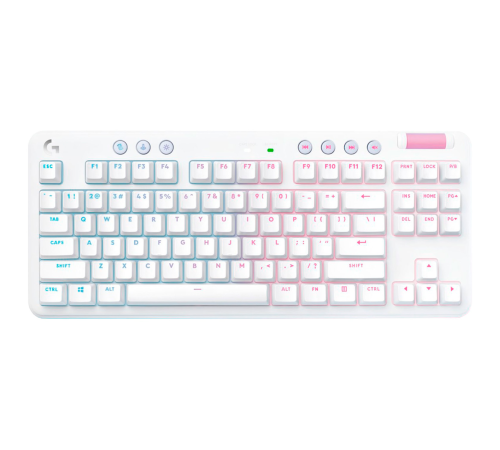 Клавиатура проводная игровая Logitech G715, подсветка, RGB, белый