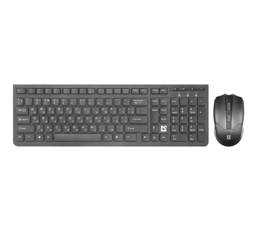 Комплект (клавиатура + мышь) беспроводной Defender Columbia C-775 RU, черный