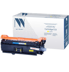Тонер-картридж NVP NV-CE252A/NV-723 универсальный для HP/Canon Color LaserJet CP3525/ CP3525n/ CP3525dn/ CP3525x/ LBP 7750 i-Sensys 7750cd/ 7750Cdn, желтый (7000 стр.)