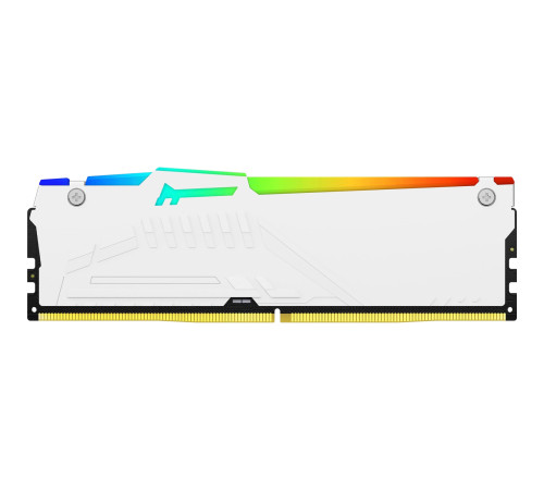 Модуль оперативной памяти Kingston 16GB FURY Beast White RGB XMP DDR5 DIMM 5600Mhz PC5-44800 CL40