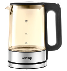 Чайник KORTING KWK 0903 G, серебристый/черный