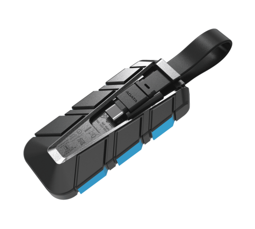 Внешний накопитель SSD 1TB ADATA SC740 SC740-1000G-CBU, USB 3.1, черный/синий