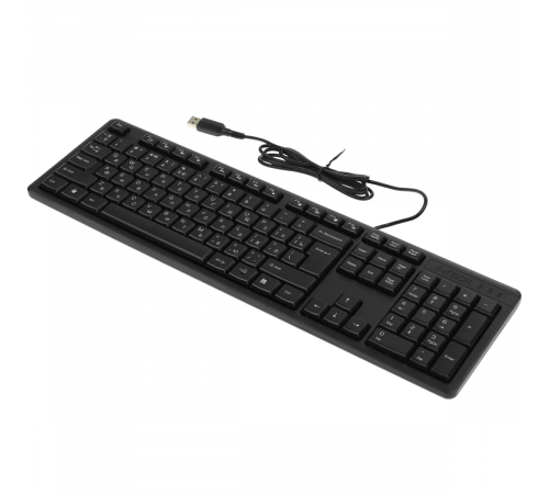 Клавиатура проводная A4Tech KR-3, USB, черный