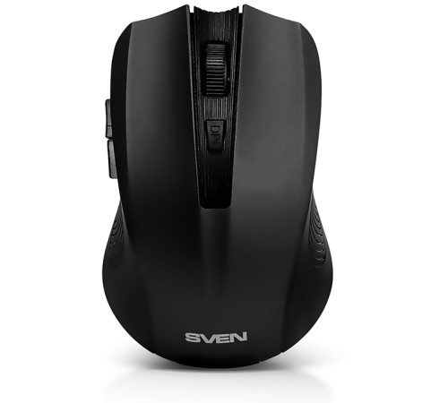 Мышь беспроводная SVEN RX-350W, 6 кнопок, 600-1400 dpi, SoftTouch, черный