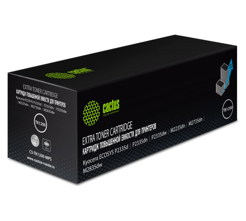 Картридж Cactus CS-TK1200-MPS TK-1200 для Kyocera P2335d/P2335dn/P2335dw/M2235dn/M2735dn/M2835dw (11000 стр.)