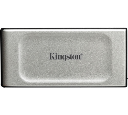 Внешний накопитель SSD 2TB Kingston XS2000, USB 3.2 Gen 2x2, серебристый