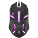 Мышь проводная игровая Defender Hit MB-550, 7 цветов, 3 кнопки,1200 dpi, черный