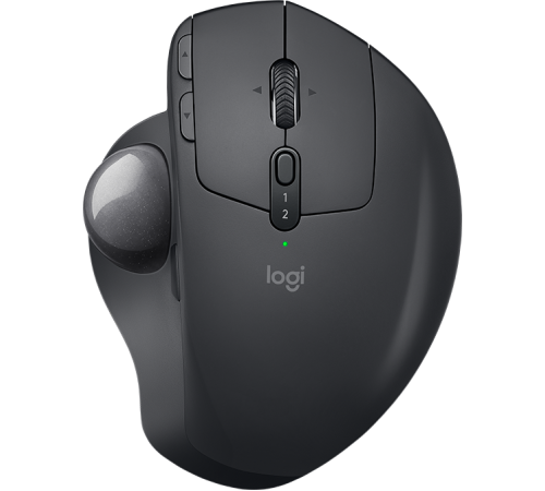 Мышь беспроводная Logitech MX ERGO, черный/серый