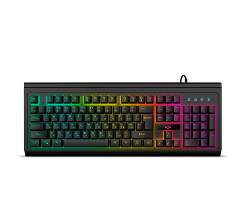 Клавиатура проводная игровая SVEN KB-G8400, 104 клавиши, ПО, RGB-подсветка, черный