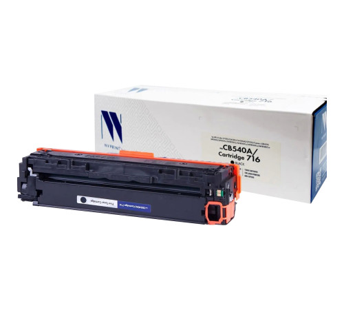 Тонер-картридж NVP NV-CB540A/NV-716 для HP/Canon Color LaserJet CP1215/CP1515n/CM1312/CM1312nfi/ i-SENSYS LBP-5050/MF8030C/MF8050C/8080C, черный (2200 стр.)